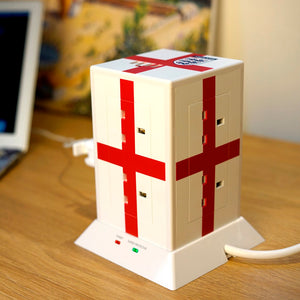 St George's Cross Tower Socket with USB