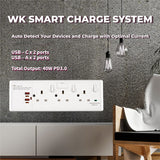 Convertor Socket 1G/2G To 3-Gang 13A with USB A+C (40W PD3.0)