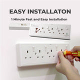 Convertor Socket 1G/2G To 3-Gang 13A with USB A+C (40W PD3.0)