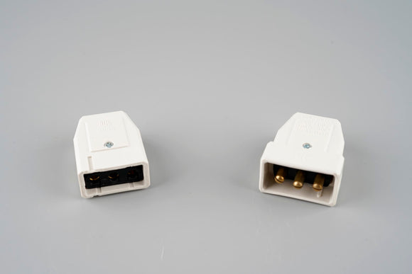 10A 3 pin Plug and Socket Cable Connector