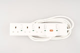 4 Way / 2 Metre Switched Extension Lead