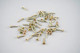 Chipboard Screws - Double countersunk 3.5mm x 20 - Zinc/yellow -waxed (Pack of 200)