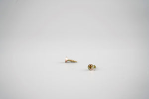 Chipboard Screws - Double countersunk 4.0mm x 16 - Zinc/yellow -waxed (Pack of 200)