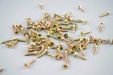 Chipboard Screws - Double countersunk 4.0mm x 20 - Zinc/yellow -waxed (Pack of 200)