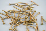 Chipboard Screws - Double countersunk 5.0mm x 40 - Zinc/yellow -waxed (Pack of 200)