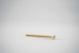Chipboard Screws - Double countersunk 5.0mm x 70 - Zinc/yellow -waxed (Pack of 100)