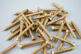 Concrete Screws with Torx bits 7.5mm x 50 - yellow Zinc plated (Pack of 100)