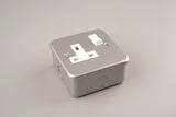 Metal Clad - ASTA 13A Single Switched Socket