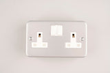 Metal Clad - ASTA 13A Twin Switched Socket