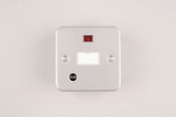 Metal Clad - ASTA 13A Fused Spur Unit With Neon and Flex Outlet