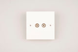 2-Gang TV Socket