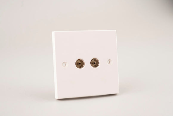 2-Gang TV Socket