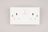 ASTA 13A 2Gang DP Switched Socket