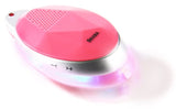 SHABA -  Diamond wearable selfie wearable Bluetooth speaker with LED light effect (PINK)