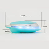 SHABA -  Diamond wearable selfie wearable Bluetooth speaker with LED light effect (WHITE)