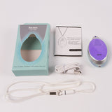 SHABA -  Diamond wearable selfie wearable Bluetooth speaker with LED light effect (VIOLET)