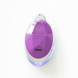 SHABA -  Diamond wearable selfie wearable Bluetooth speaker with LED light effect (VIOLET)