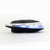 SHABA -  Diamond wearable selfie wearable Bluetooth speaker with LED light effect (BLACK)