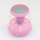 SHABA Vivid Tube Portable Luminous Wireless Bluetooth Speaker (Pink)