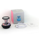 SHABA Vivid Tube Portable Luminous Wireless Bluetooth Speaker (White)